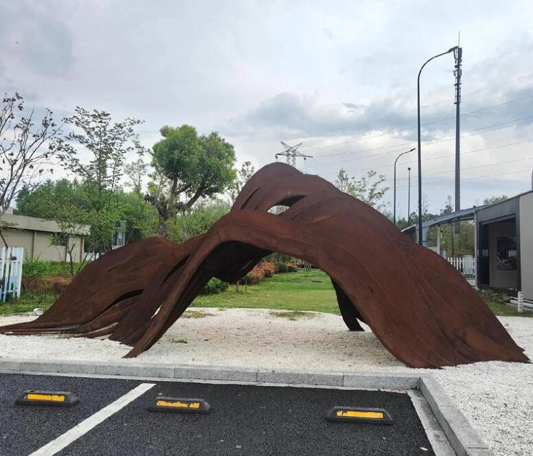 洛隆耐候钢板造型